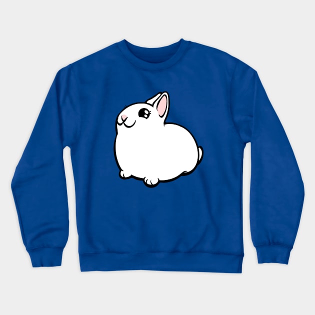 White Bunny Rabbit Coney Crewneck Sweatshirt by RJKpoyp